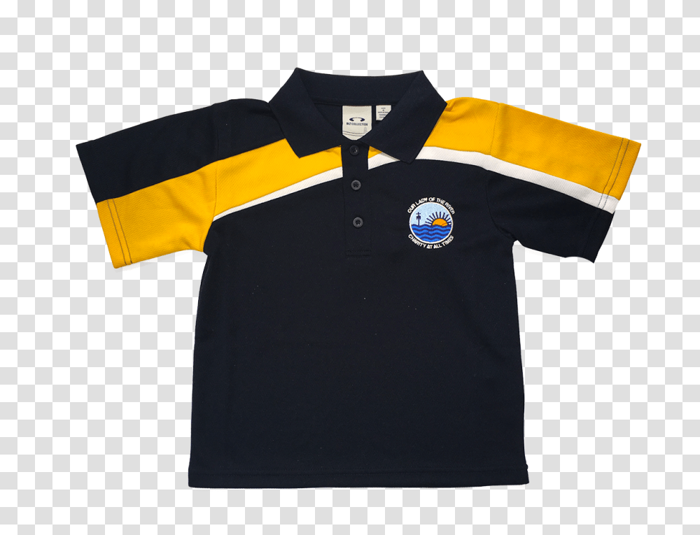 Contrast Panel Polo Shirts Olor Navy Gold White, Apparel, Sleeve, Jersey Transparent Png