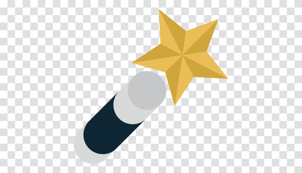 Control Design Magic Tool Wand Wizard Icon, Star Symbol, Cross, Weapon Transparent Png