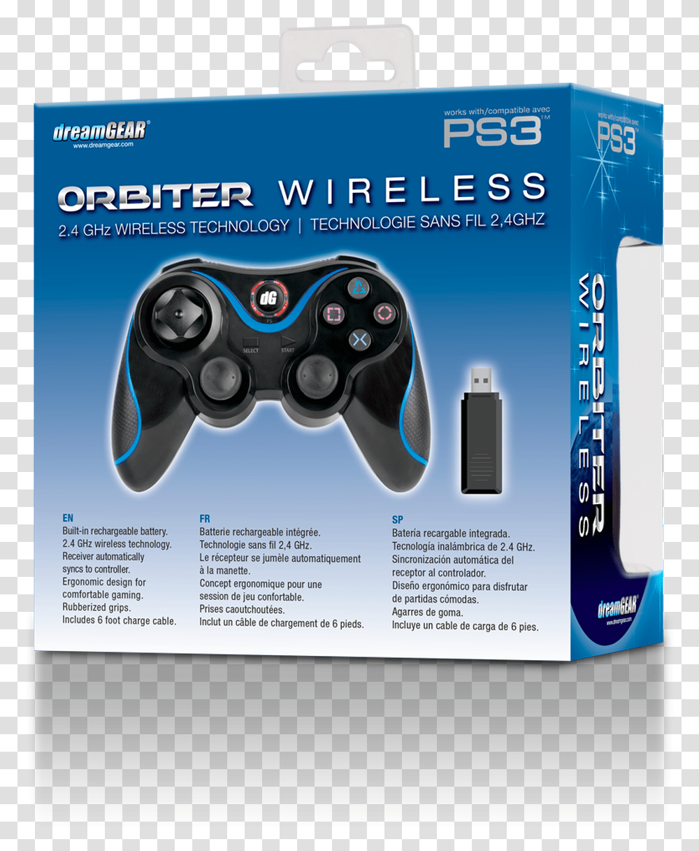Control Ps3 Orbiter Wireless Dreamgear, Electronics, Flyer, Poster, Paper Transparent Png