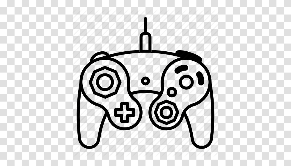 Controller Game Gamecube Gamepad Joystick Nintendo Icon, Electronics, Plot, Light, Bag Transparent Png