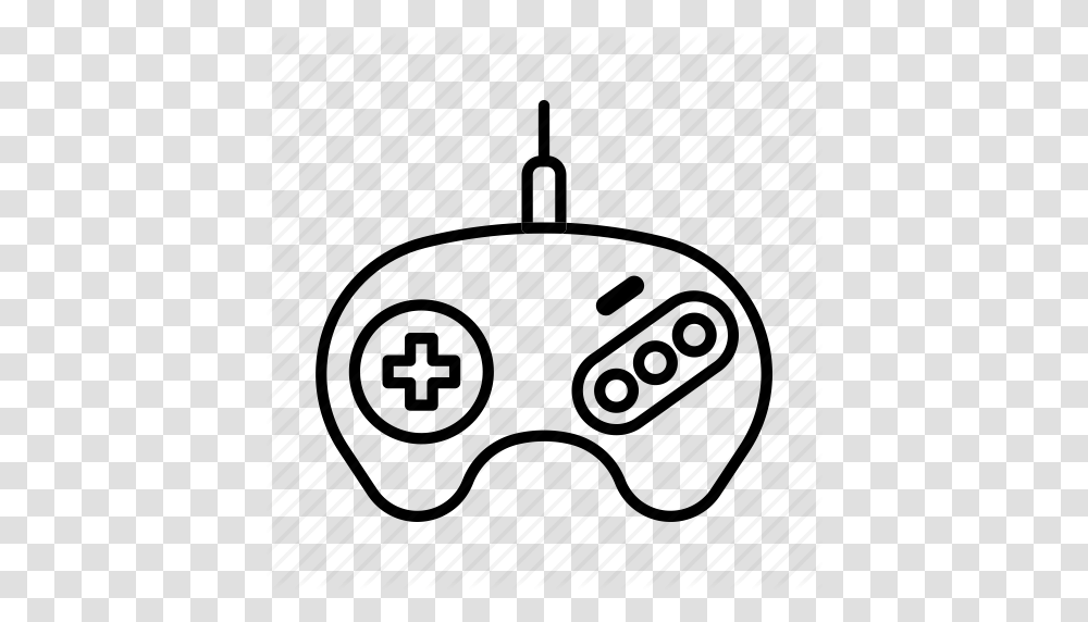 Controller Game Gamepad Joystick Megadrive Sega Icon, Plant, Silhouette Transparent Png