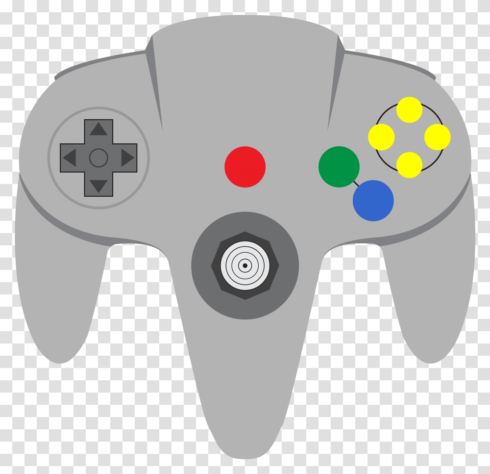 Controller Nintendo 64 Controller Vector, Electronics, Joystick, Screen Transparent Png