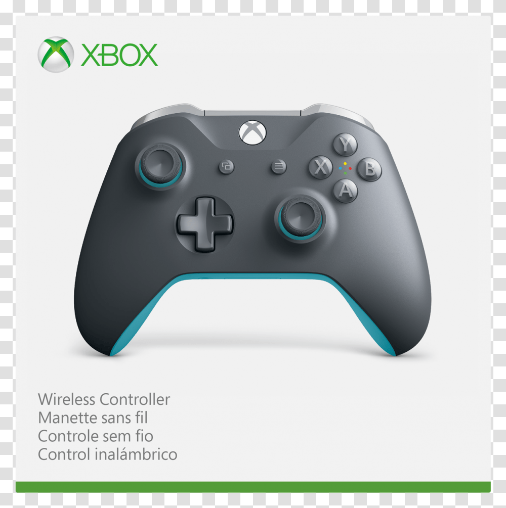 Controller Xbox One Grey Blue, Electronics, Joystick Transparent Png