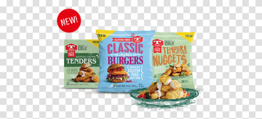 Convenience Food, Burger, Nuggets, Fried Chicken, Snack Transparent Png