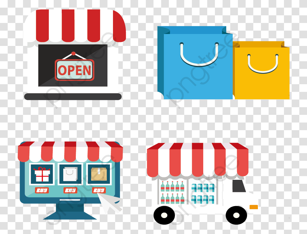 Convenience Store Clipart E Commerce Development, Vehicle, Transportation, Canopy Transparent Png