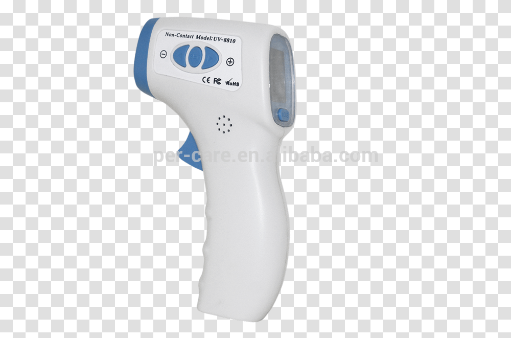 Convenient And Safe Human Body Infrared Thermometer Gun, Blow Dryer, Appliance, Hair Drier, Tool Transparent Png
