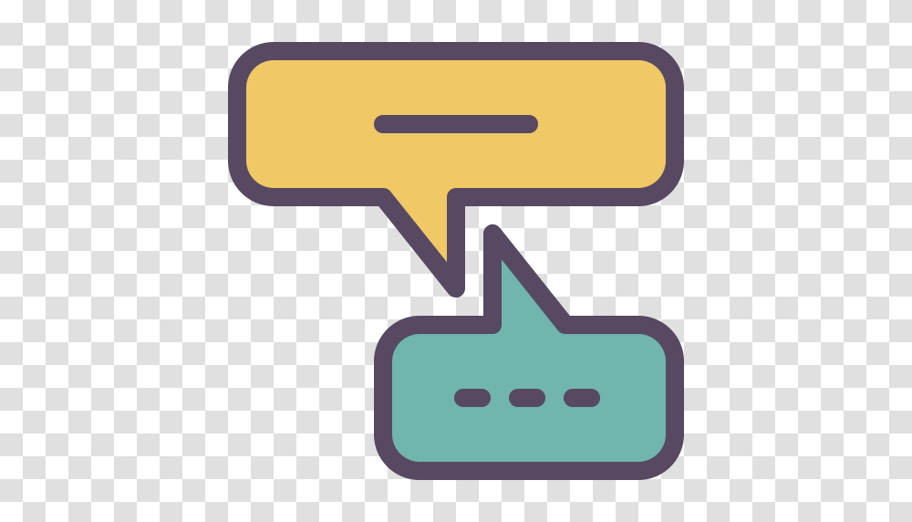Conversation Chat Message Bubble Icon Free Of Valentines Day, Light, Adapter Transparent Png