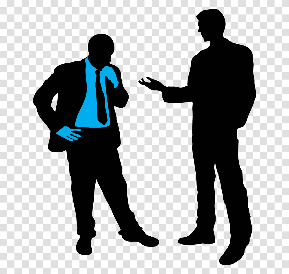 Conversation Clipart 3 Person Standing, Silhouette, Leisure Activities, Hand Transparent Png