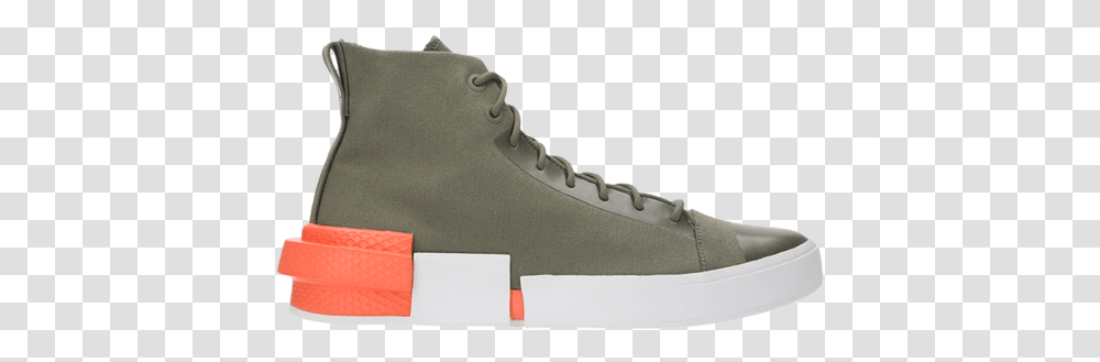 Converse All Star Disrupt Cx Hi Olivewhiteorange On Garmentory Lace Up, Shoe, Footwear, Clothing, Apparel Transparent Png
