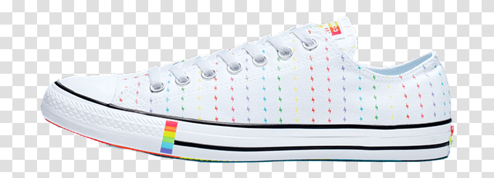 Converse All Star Low Top Pride White Converses 165717c, Shoe, Footwear, Clothing, Apparel Transparent Png