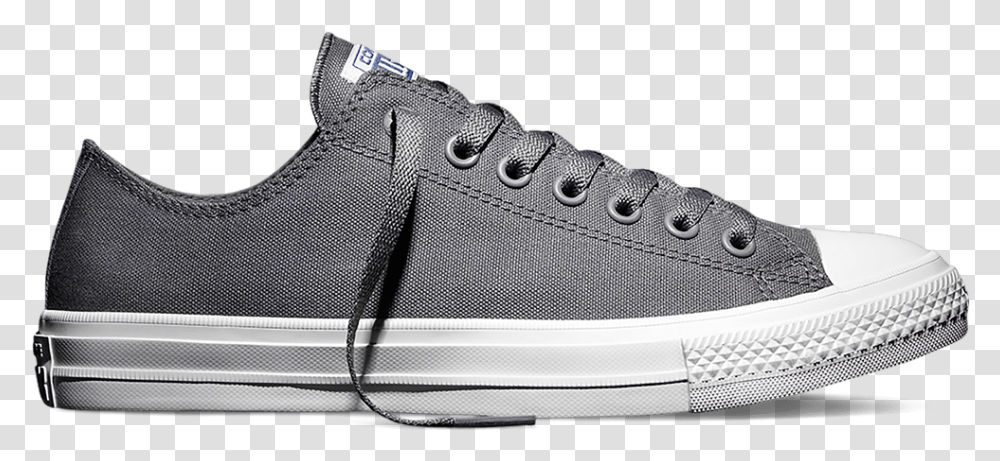 Converse Chuck Taylor All Star Ii Low Charcoal Converse Chuck Taylor 2 Grey, Shoe, Footwear, Apparel Transparent Png