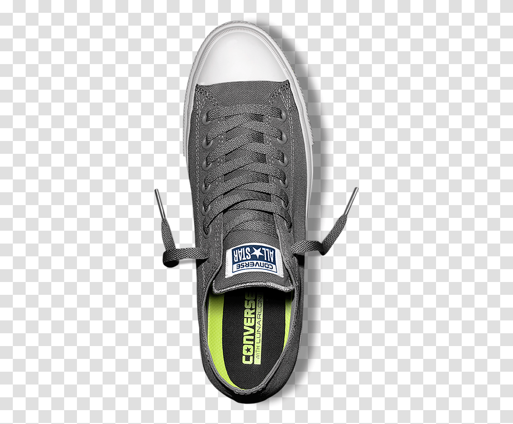 Converse Chuck Taylor All Star Ii Low 'charcoal' Top View Converse, Clothing, Apparel, Shoe, Footwear Transparent Png
