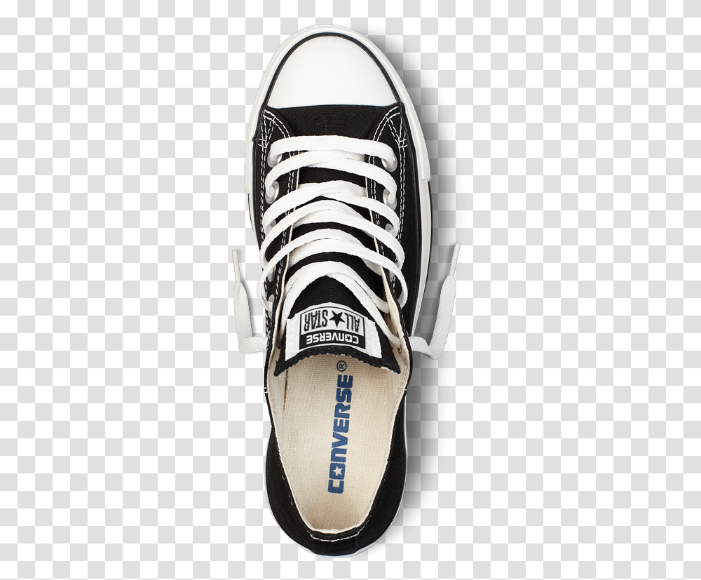 Converse Chuck Taylor All Star Ox Black Shoes Top View, Clothing, Apparel, Footwear, Running Shoe Transparent Png