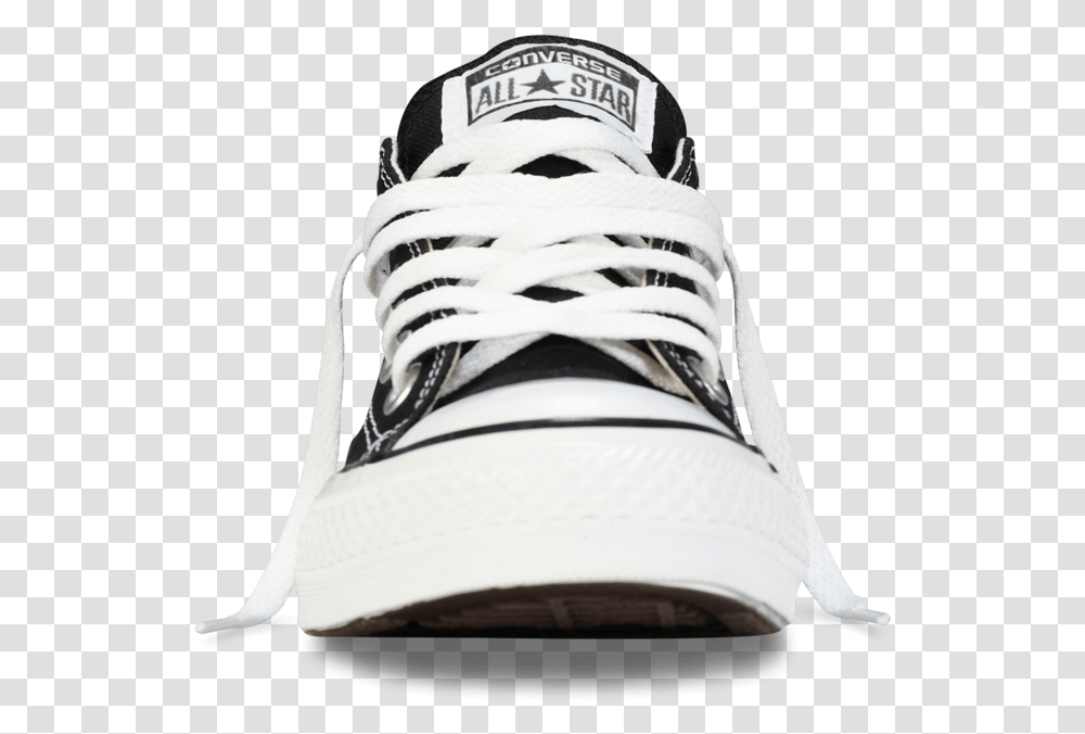 Converse Clipart Black And White Front Of Converse Shoe, Apparel, Footwear, Sneaker Transparent Png