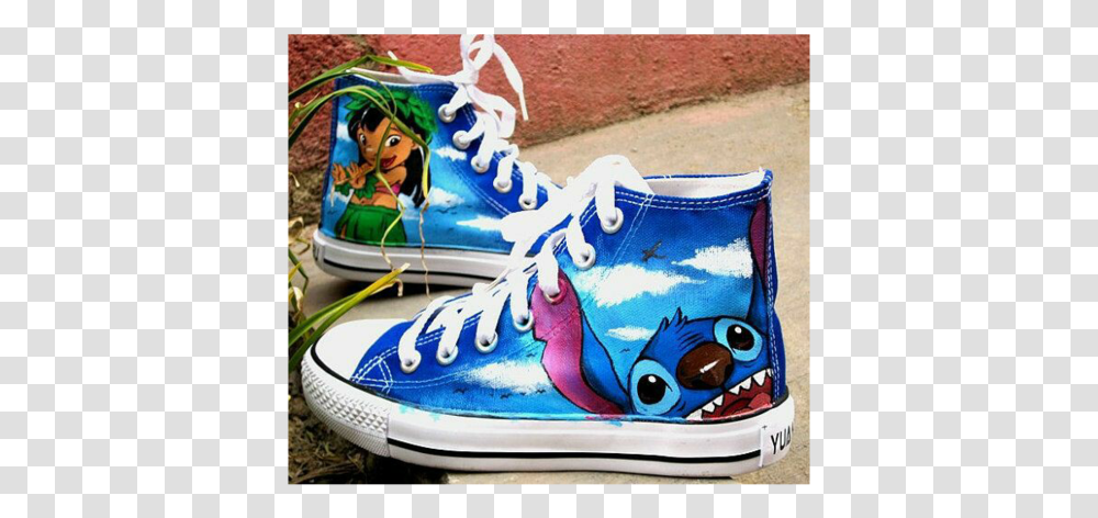 Converse Disney Stitch, Shoe, Footwear, Apparel Transparent Png