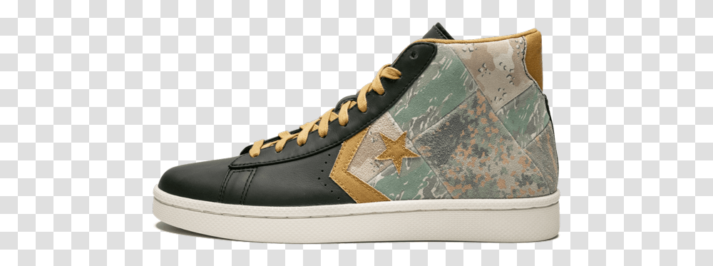 Converse Pro Leather Fs Mid Stussy Skate Shoe, Apparel, Footwear, Sneaker Transparent Png