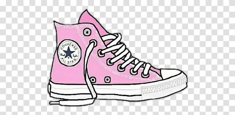 Converse Shoe Drawing Converse, Footwear, Clothing, Apparel, Sneaker Transparent Png