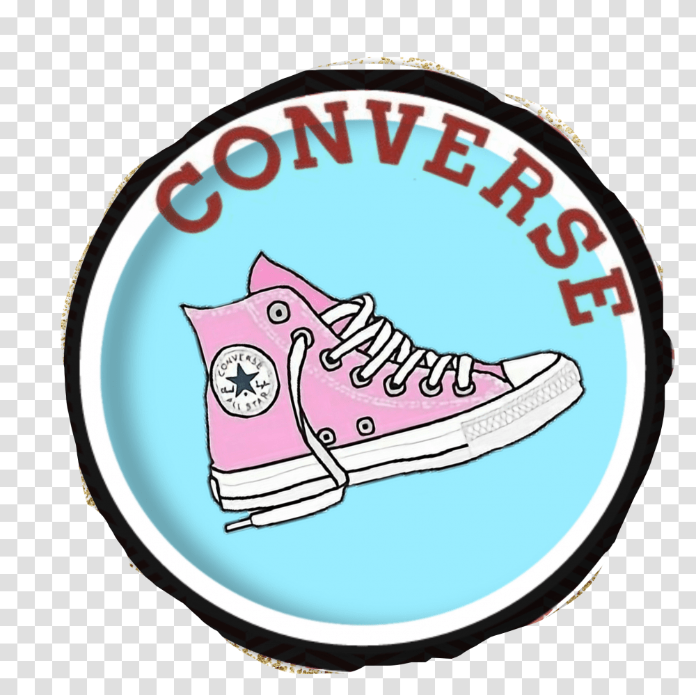 Converse Shoes Sticker Awesome Shoe Brand Shoebrand Plimsoll, Clothing, Apparel, Footwear, Sneaker Transparent Png