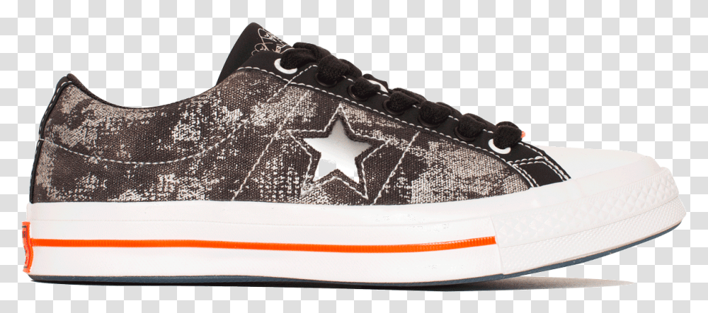 Converse Sneakers One Star Ox X Yung Lean Grey Skate Shoe, Footwear, Apparel Transparent Png