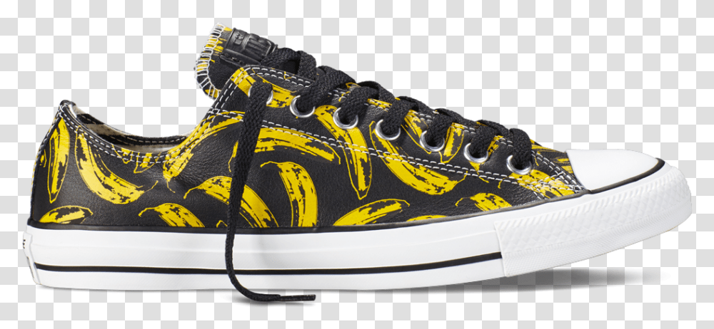 Converse X Andy Warhol Banana, Shoe, Footwear, Apparel Transparent Png