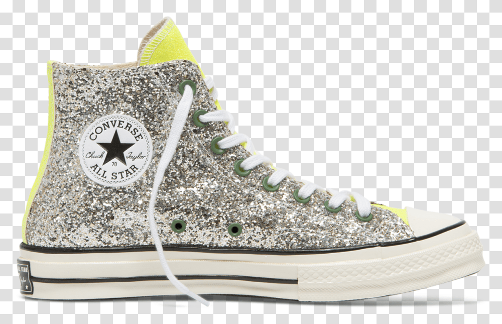 Converse X Jw Anderson Chuck Taylor All Star 70 Glitter, Apparel, Shoe, Footwear Transparent Png