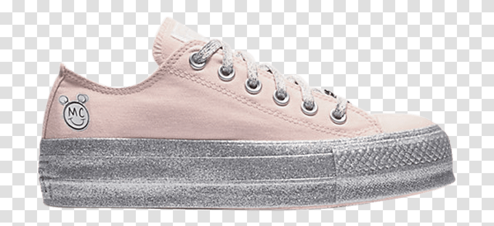 Converse X Miley Cyrus Chuck Taylor All Star Lift Low Rosa 562237c 651 All Star Miley Cyrus, Shoe, Footwear, Clothing, Apparel Transparent Png