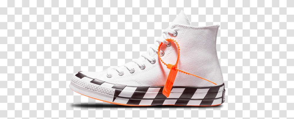 Converse X Off White Chuck Taylor 70 Stripe Convers X Off White, Apparel, Shoe, Footwear Transparent Png