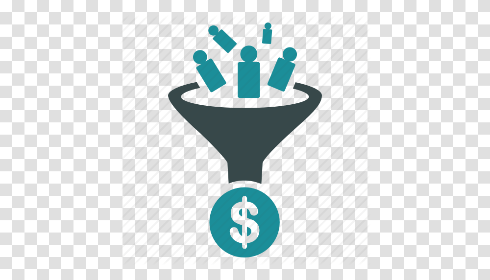 Conversion Convert Effect Funnel Leads Rate Sales Icon, Glass, Light Transparent Png