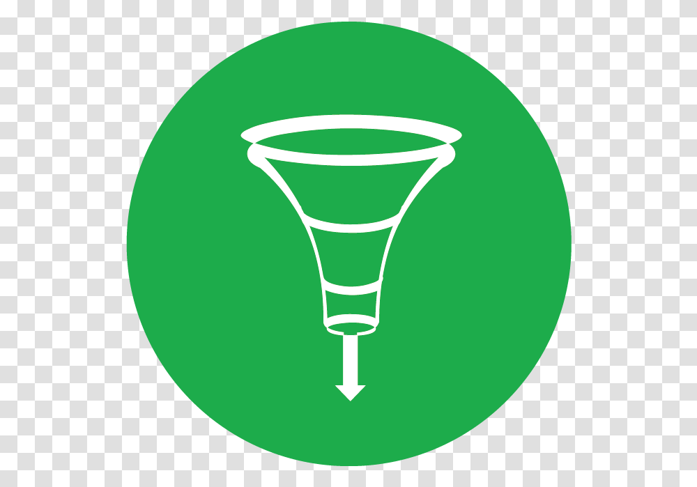 Conversion Funnel Optimization Funnel Icon Green, Light, Lightbulb, Balloon, Glass Transparent Png