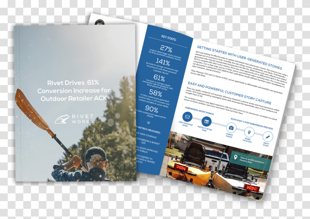 Conversion Increase For Outdoor Retailer Ack Brochure, Flyer, Poster, Paper, Advertisement Transparent Png