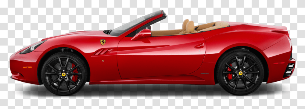 Convertible Ferrari Image Ferrari Side View, Car, Vehicle, Transportation, Wheel Transparent Png