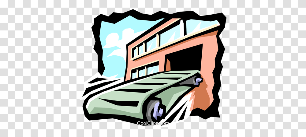 Conveyor Belt Royalty Free Vector Clip Art Illustration, Garage Transparent Png
