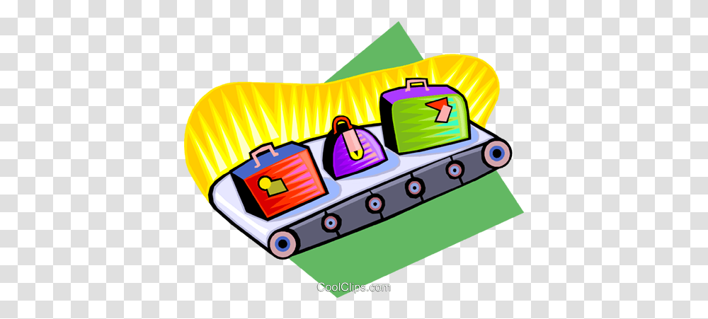 Conveyor Belt With Luggage Royalty Free Vector Clip Art, Sweets, Food, Confectionery Transparent Png