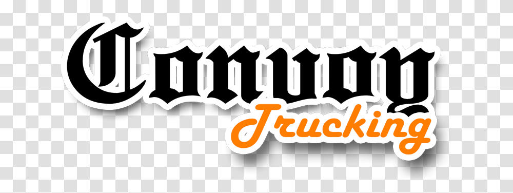 Convoy Trucking Samp Convoy Trucking, Text, Label, Alphabet, Outdoors Transparent Png