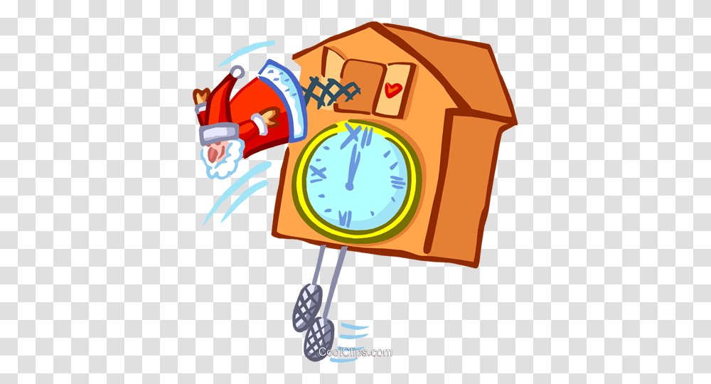 Coo Coo Clock Royalty Free Vector Clip Art Illustration, Alarm Clock, Analog Clock Transparent Png