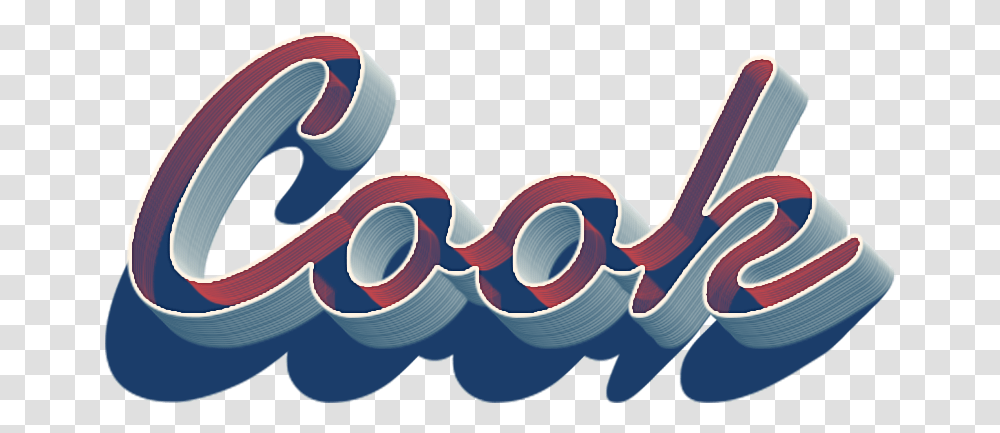 Cook 3d Letter Name Graphic Design, Paper Transparent Png