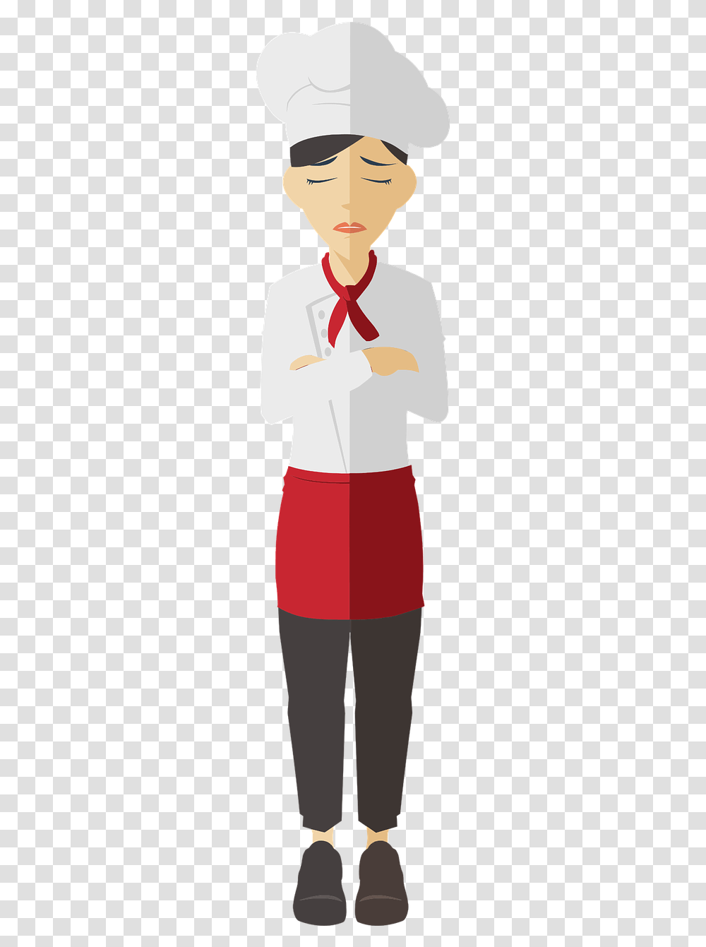 Cook Cartoon Woman, Shorts, Person, Home Decor Transparent Png