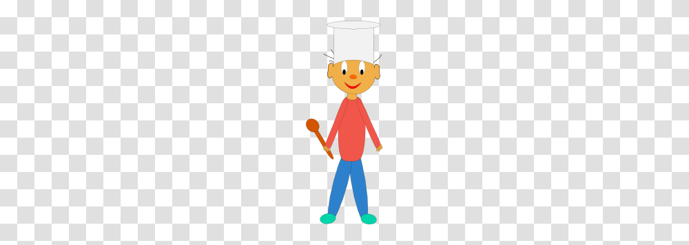Cook Chef Cartoon Clip Art Free Vector, Person, Toy, People, Sleeve Transparent Png