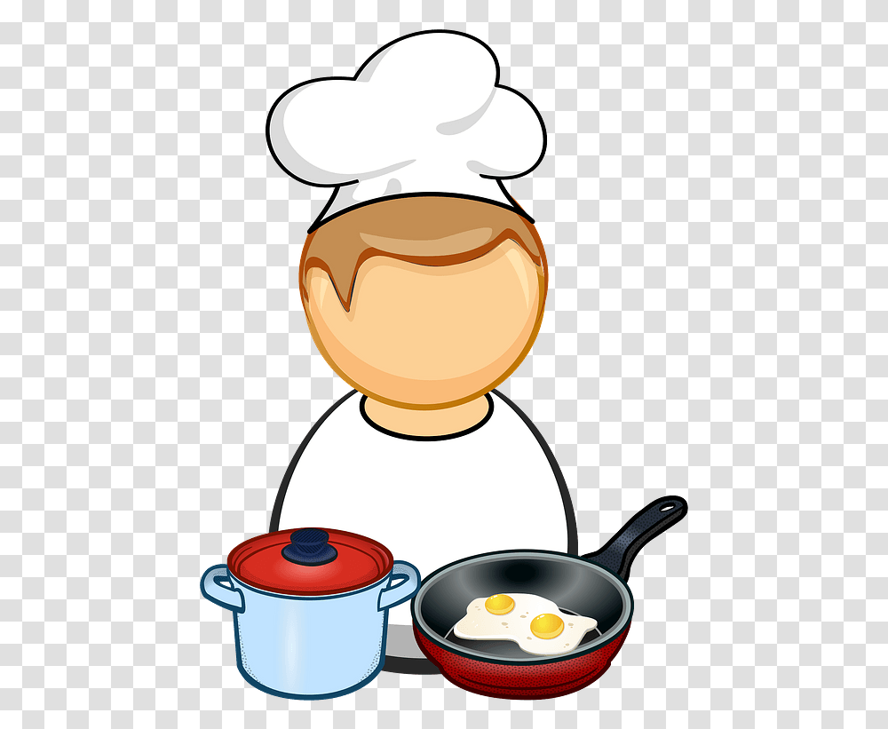 Cook Clipart Clipart Of Chefs Breakfast, Food, Pottery, Meal Transparent Png