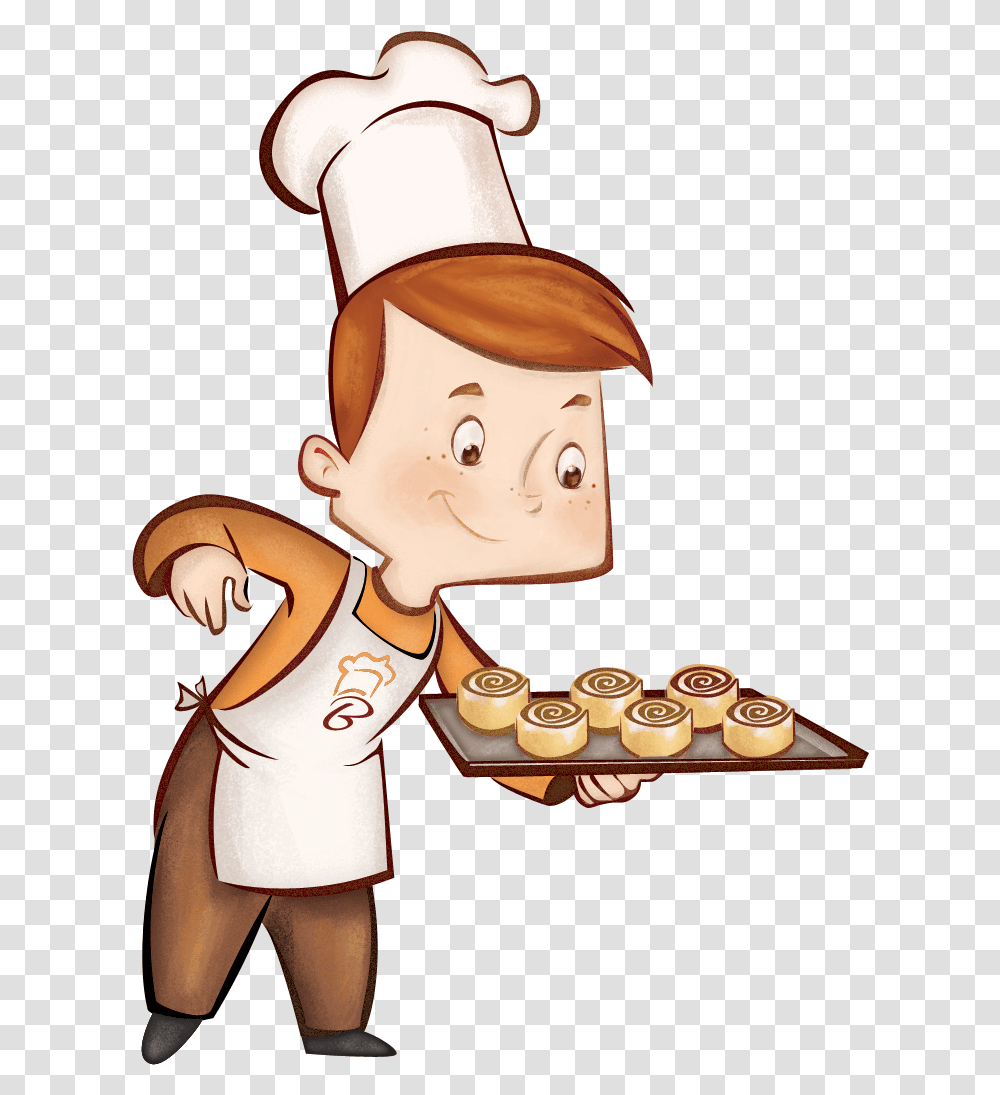 Cook Clipart Pastry Chef Panadero Animado, Person, Human Transparent Png