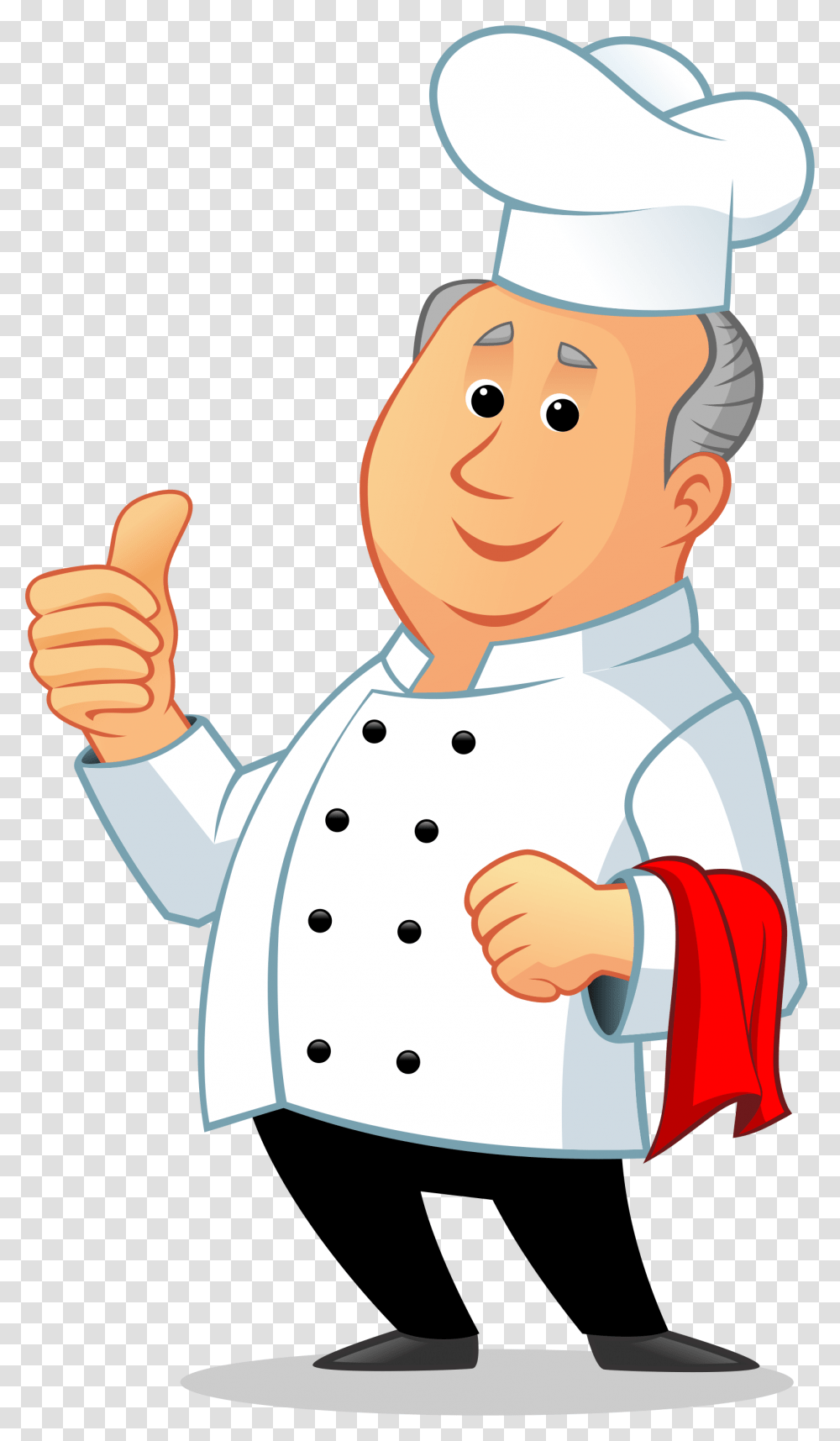 Cook Clipart Thumbs Up Chef With Thumbs Up, Finger, Snowman, Winter, Outdoors Transparent Png