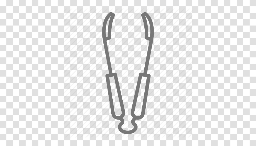 Cook Cookout Grill Meat Tongs Tool Icon, Horseshoe, Pin, Bow Transparent Png