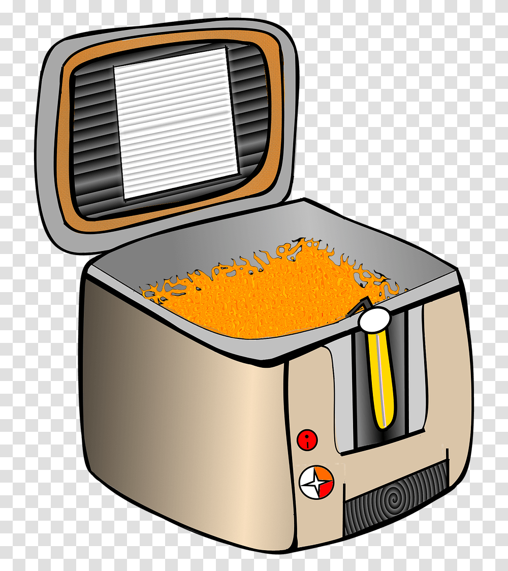 Cook Deep Fryer Clip Art, Gas Pump, Machine, Box, Treasure Transparent Png