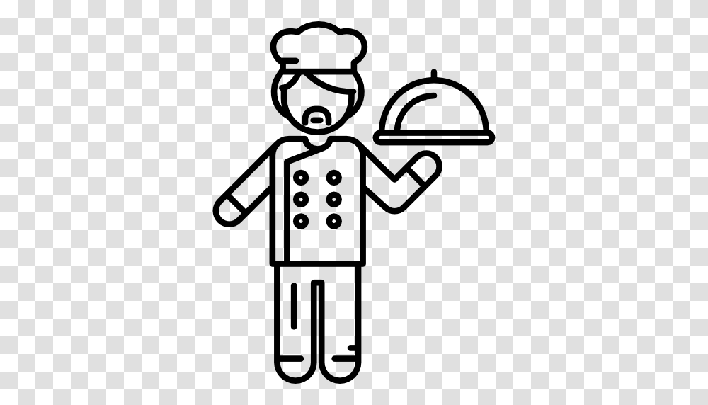 Cook People Restaurant Man Chef Cooking Icon, Gray, World Of Warcraft Transparent Png