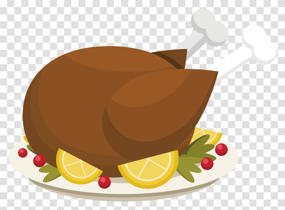 Cooked Chicken Clipart Roasted Chicken Clipart, Meal, Food, Dinner, Supper Transparent Png