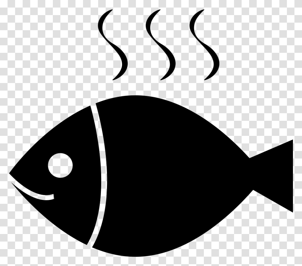 Cooked Fish Fish Food Icon, Stencil, Pillow, Cushion Transparent Png