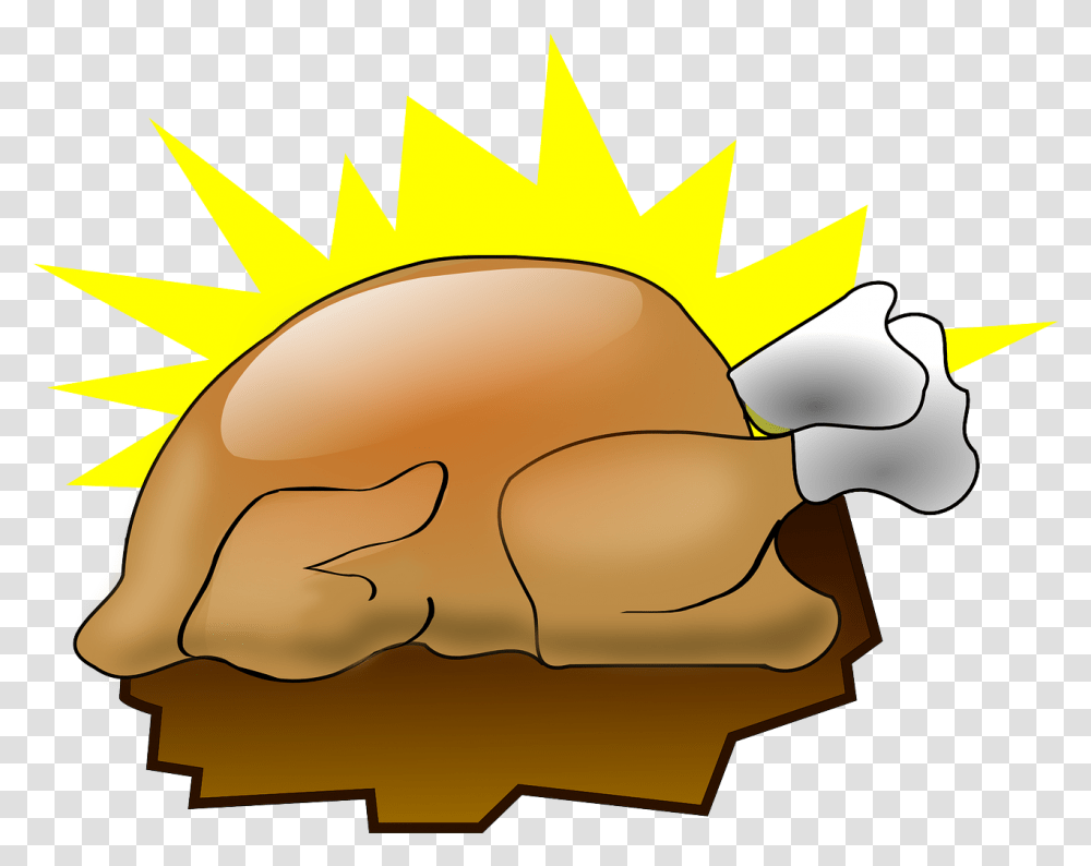 Cooked Turkey Clipart Bclipart Animated Turkey Thanksgiving, Outdoors, Nature, Food, Text Transparent Png