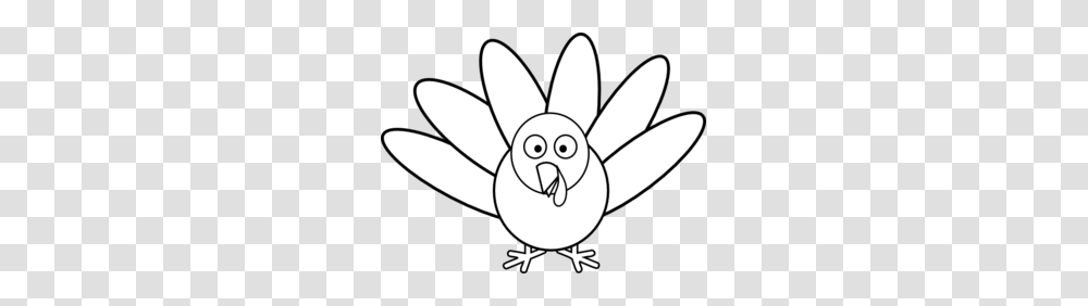 Cooked Turkey Drawing, Animal, Bird, Stencil Transparent Png