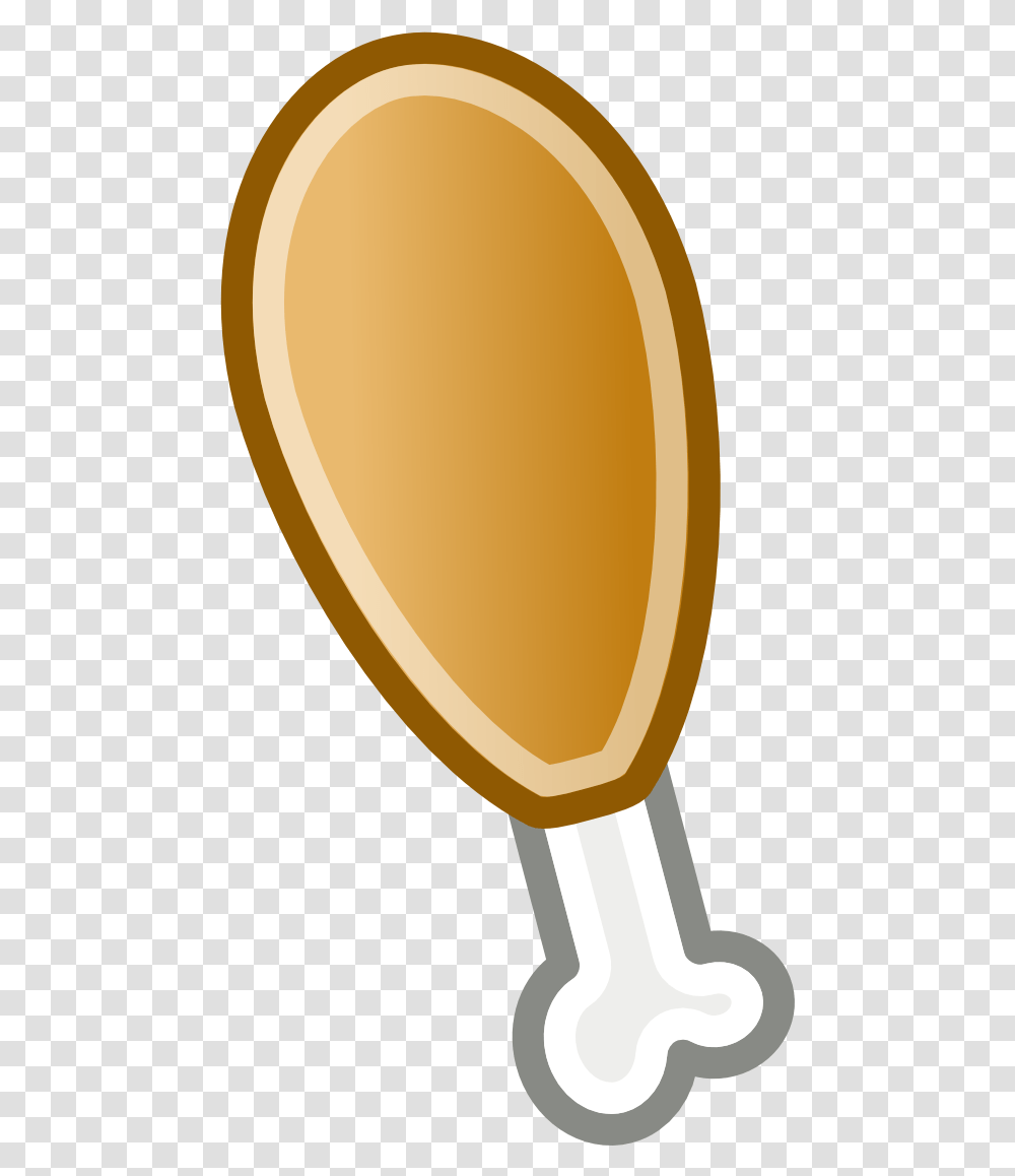 Cooked Turkey Leg Clipart Free Images Image Clip Art Chicken Leg, Tape, Racket, Plant, Gold Transparent Png