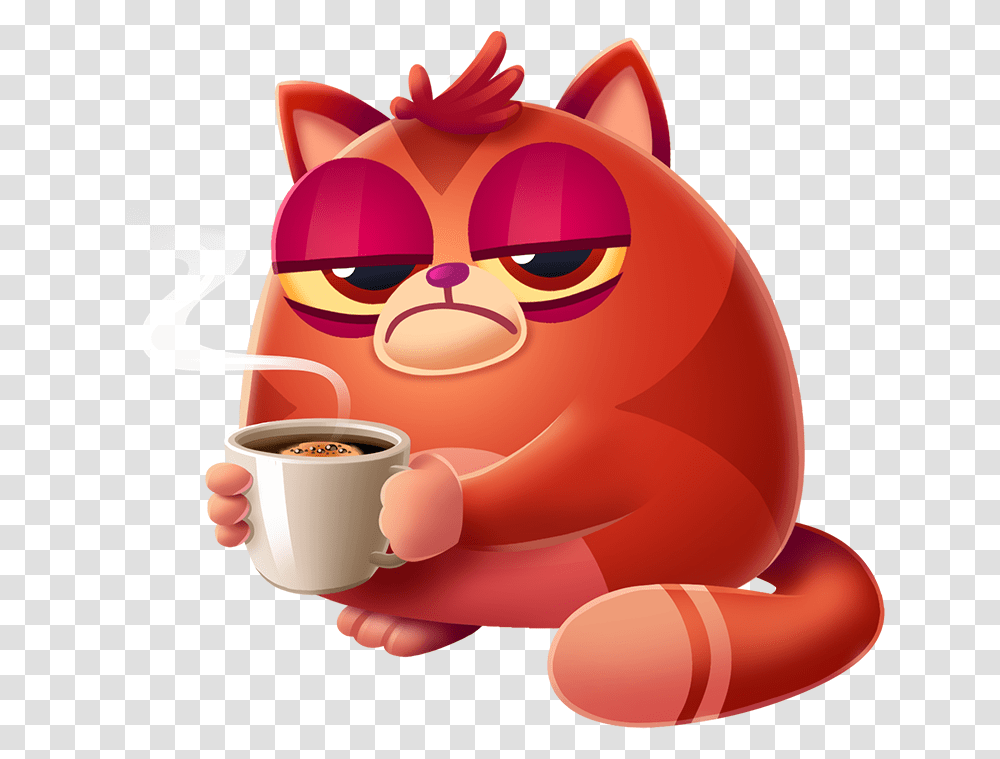Cookie Cats Plush, Coffee Cup, Birthday Cake, Dessert, Food Transparent Png